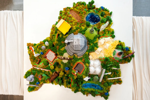 В Минске создали метровый торт-шедевр с картой Беларуси