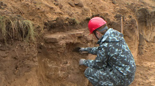 Фрагменты фундамента здания эпохи Льва Сапеги обнаружили археологи в Ружанах