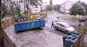 На мусорных контейнерных площадках Бреста установлены камеры, которые фиксируют нарушения