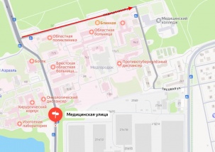 Долгосрочное перекрытие движения по улице Медицинской в Бресте