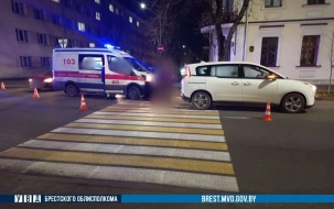 В Бресте рано утром водитель на электромобиле FAW сбил 68-летнего мужчину на переходе
