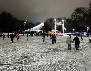 В Бресте в парке культуры и отдыха открылся каток