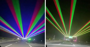 Лазеры на трассах: М1 и М4 оснастят зелено-красной системой оповещения в 2026 году