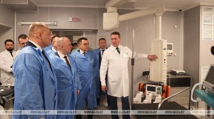 Новый операционный блок открыли в Брестской городской больнице №1