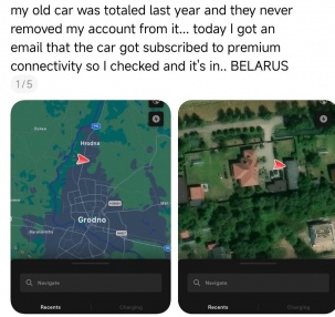 Американец считал свою Tesla уничтоженной, а позже обнаружил её в Гродно