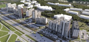 В ЖК Чайка в Бресте начали строить новый большой дом