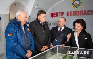 Глава области Петр Пархомчик проинспектировал ход строительных работ в Республиканском молодежном патриотическом центре