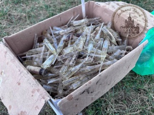 Во время реставрационных работ по расчистке руин Бернардинского монастыря обнаружили артефакты