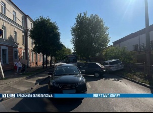 В ГАИ рассказали как произошло досадное ДТП на ул. Орджоникидзе в Бресте