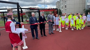 Две многофункциональные спортивные площадки открыли в Бресте