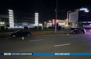 Ночное ДТП с пострадавшим в Бресте на ул. Московской