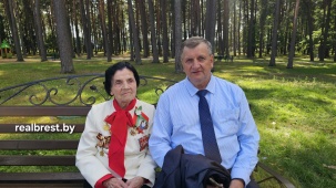 Санаторий «Ружанский» посетила гостья из Москвы Нина Михайловна Данилкович, в прошлом юная партизанка-разведчица