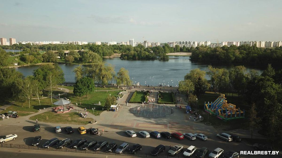 Птичий взгляд на Брест с земли в 5D