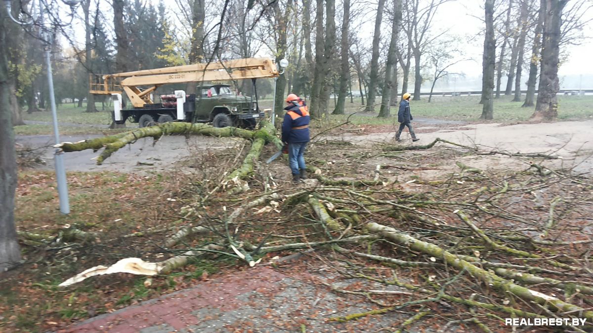 Рубят Набережную мужики, фонари летят