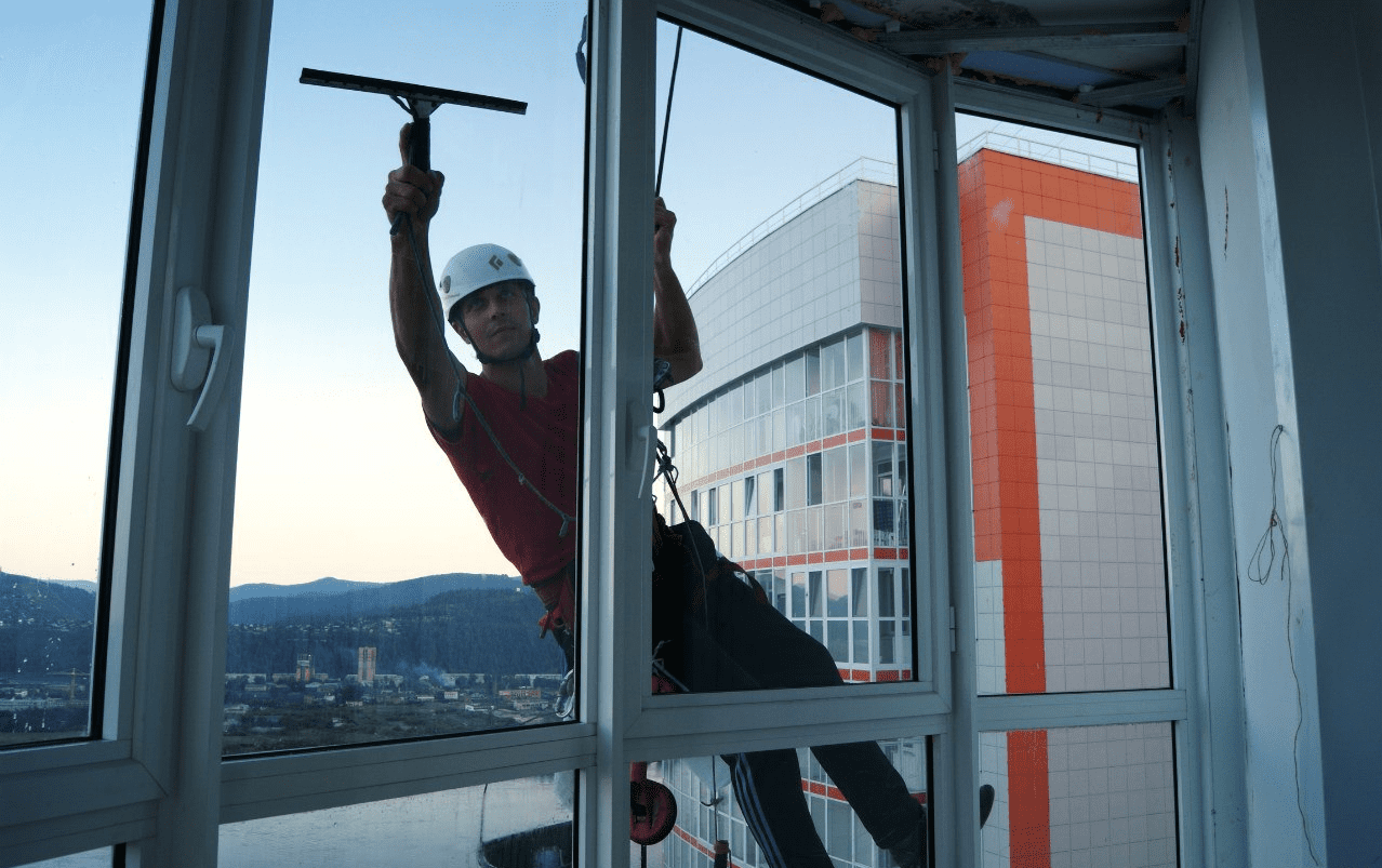 мойка пластиковых окон