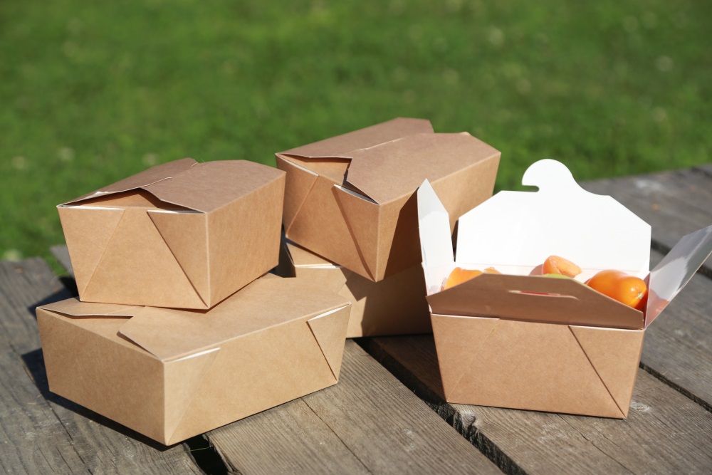 Бумажные контейнеры для еды