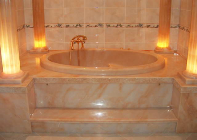 ванны из литьевого мрамора