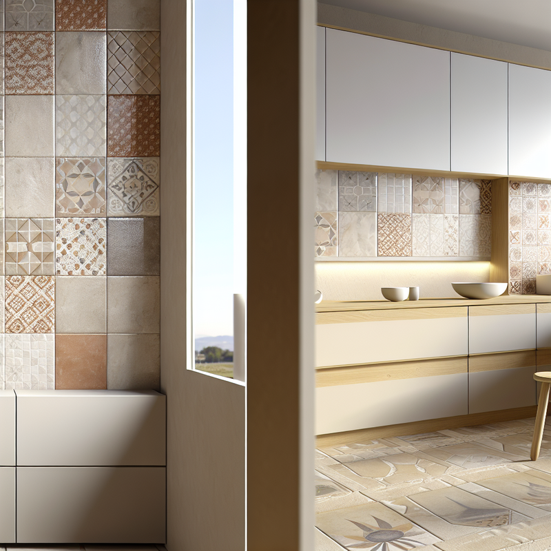 Плитка пэчворк в интерьере