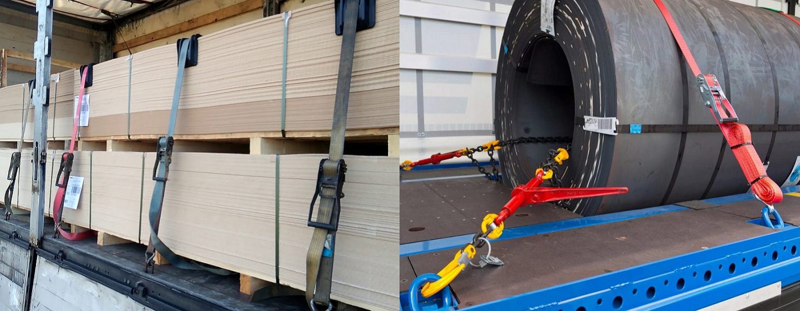 Правильные варианты крепления груза